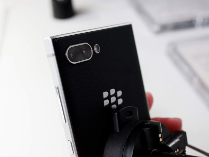 The BlackBerry Key2 has a 12-megapixel dual camera on the back. The camera has portrait mode, optical zoom, and multi-frame capture.