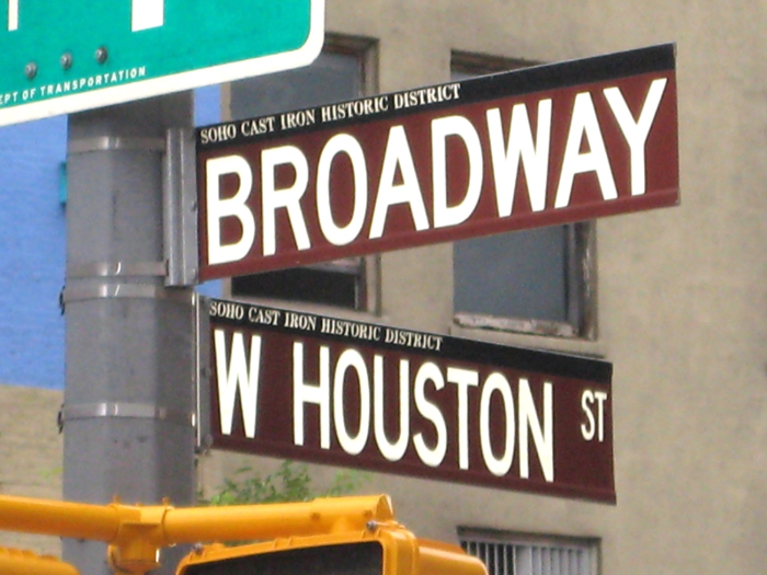 Houston Street, New York City