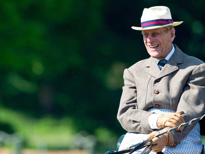 He has remained a keen sportsman, with a love of polo, carriage driving, and sailing. Here, he attends the Royal Windsor Horse Show.