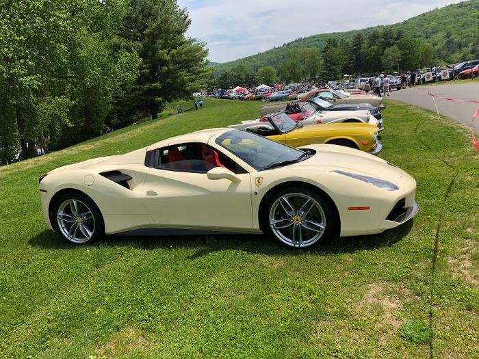 At Lime Rock, the Ferrari was joined by a wide variety of four-wheeled company.