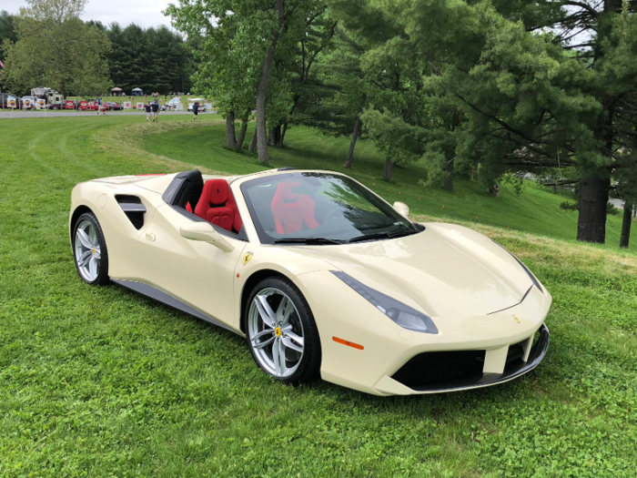 I adore the look of the 488 GTB, but I have to say that I like the Spider better.