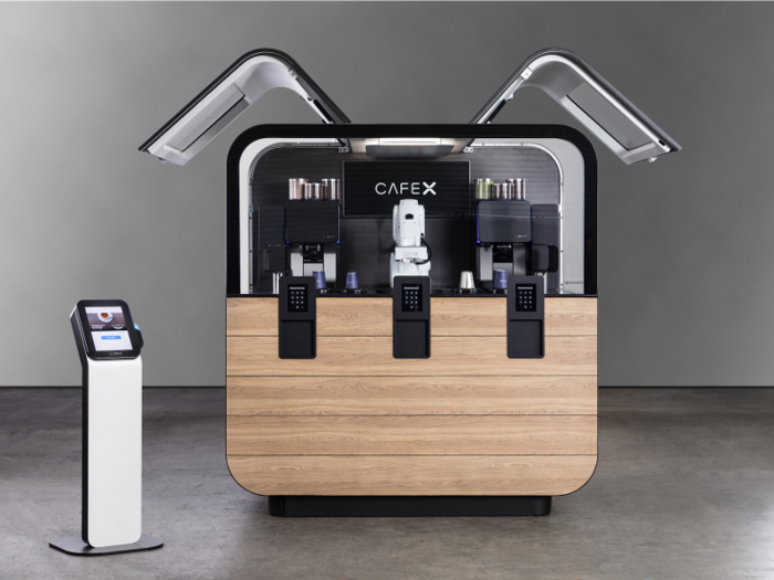 Tucked away in the structure will be the Robotic Coffeebar 2.0, the company