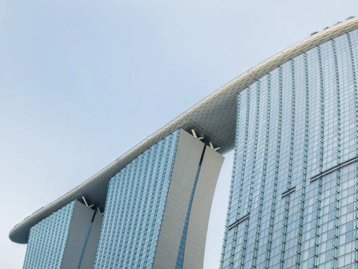 The hotel and SkyWalk are over 50 stories high, and just the SkyPark is longer than the Eiffel Tower is tall.