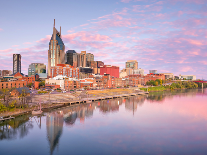 1. Nashville, Tennessee