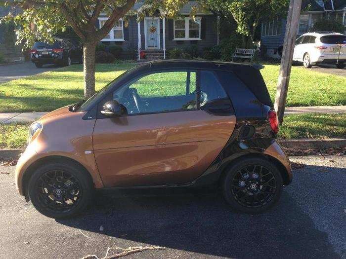 On to the Smart Fortwo Cabrio!