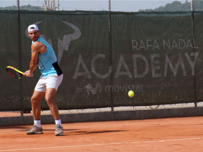 He also opened the Rafa Nadal Academy by Movistar in Mallorca. The 24,000 square-foot space cost $25 million — Nadal covered 5% of the costs. Kids can attend the tennis academy for $62,000 a year.