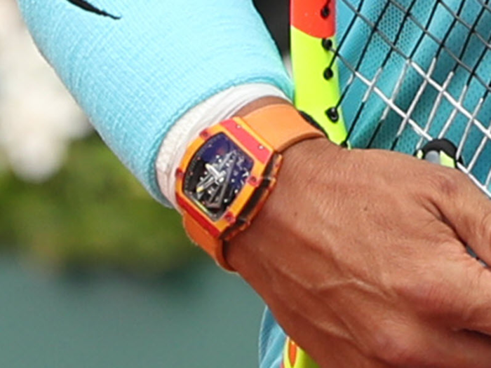 Nadal is known to spend his money lavishly. He played the French Open wearing a limited edition Richard Mille watch valued at $725,000.