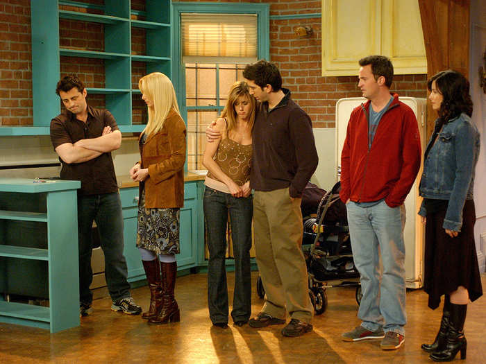 "Friends" — season 10 episodes 17-18, "The Last One"