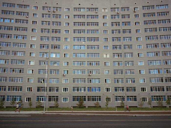 With its bulging population, Astana is constantly building new housing developments and apartment blocks.