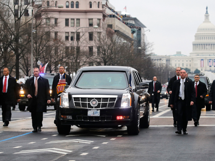 2=. Donald Trump, Cadillac One AKA "The Beast" — £1.2 million ($1.6 million).