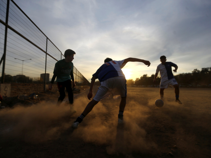 In places like Santiago, Chile, soccer is closer to a religion than a game.