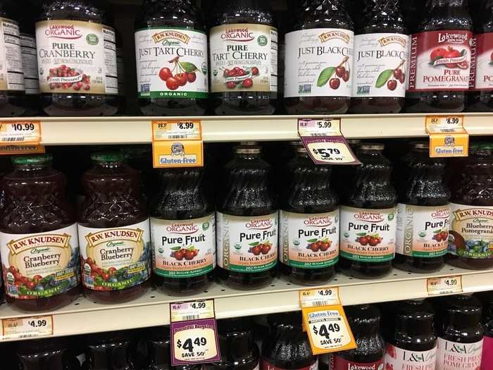 13. Lakewood Organic Pure Fruit Black Cherry Juice