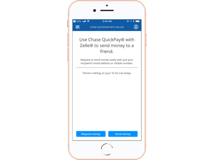 If your bank has Zelle built into its own app, you