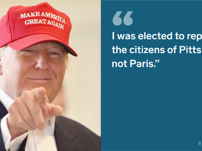 When Trump decided to remove the US from the Paris Climate Accords, he believed that it was in the best interest of America.