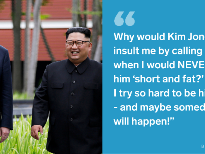 Before Trump and North Korean leader Kim Jong Un were sitting down for their historic diplomatic summit, the two were trading insults and strong rhetoric.