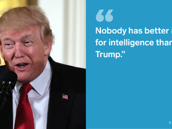 In a press conference at his Trump National Golf Club in Bedminster, New Jersey, Trump doubled down on his support for the US intelligence community.