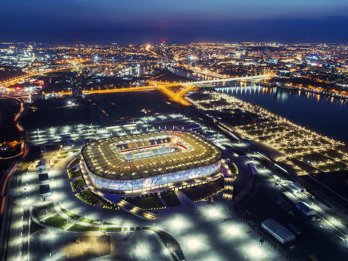 The Rostov Arena in Rostov-on-Don