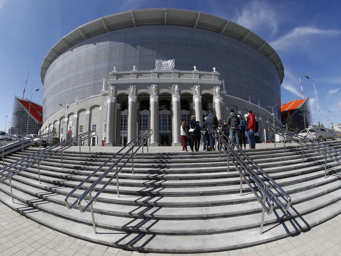 The Ekaterinburg Arena in Yekaterinburg