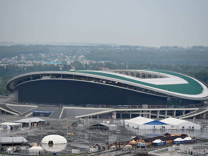 The Kazan Arena in Kazan