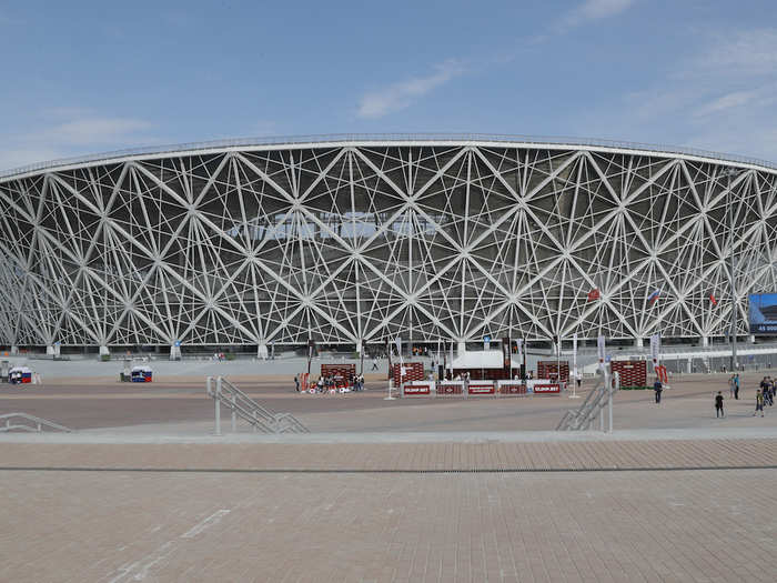 The Volgograd Arena in Volgograd