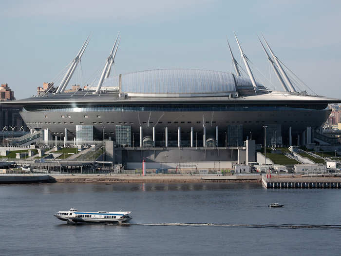 The Saint-Petersburg Stadium in St. Petersburg