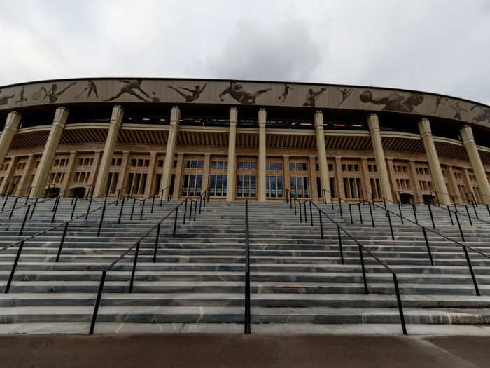 The Luzhniki stadium in Moscow