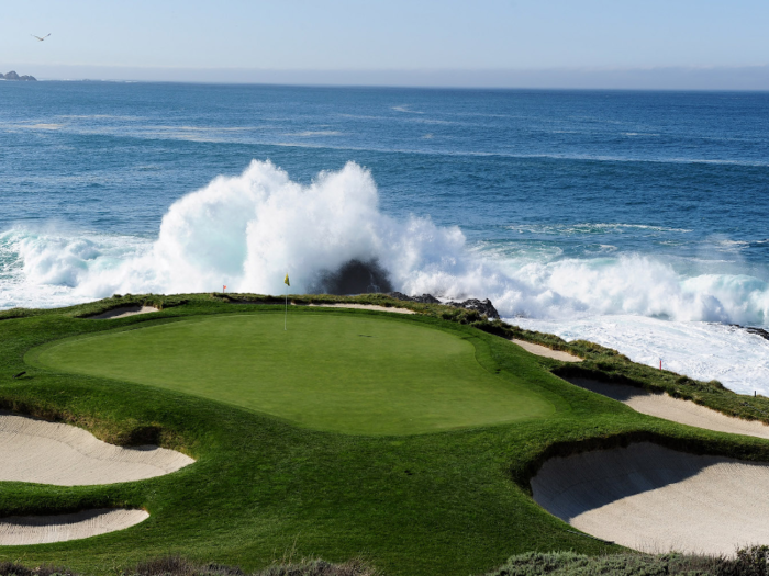 Pebble Beach Golf Links: 5 times hosting