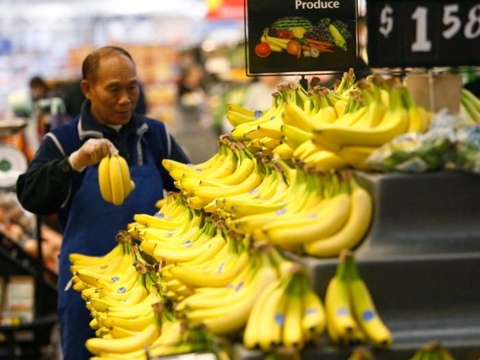 People chowing down in the store