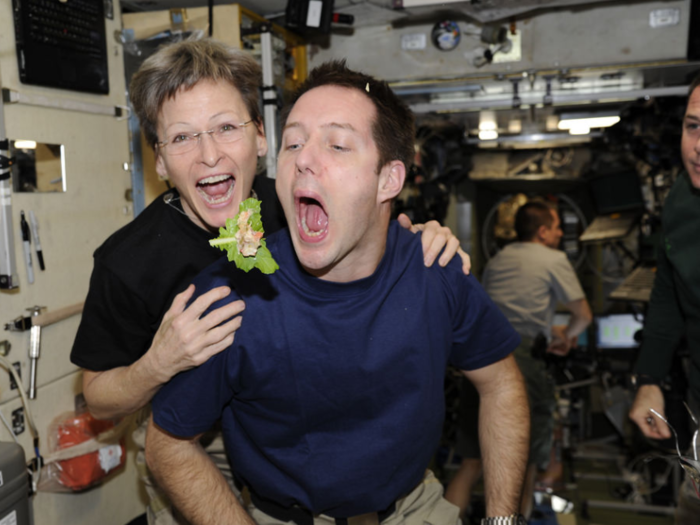 Whitson said the thing she misses most about being in space is the floating. But that wouldn