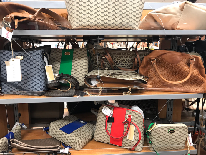 We spotted dozens of Michael Kors, Ralph Lauren, and Calvin Klein products around the store.