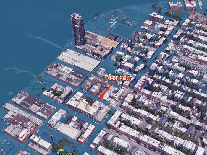 By 2100, a huge portion of Greenpoint could be underwater.