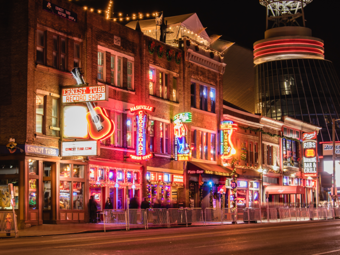 12. Nashville, Tennessee