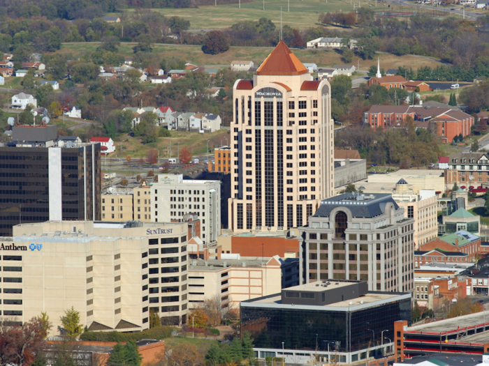 10. Roanoke, Virginia