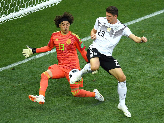 12. Mexico goalkeeper Guillermo Ochoa — 8.35.