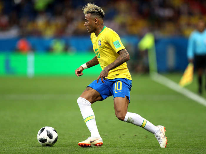 17. Brazil forward Neymar — 8.17.