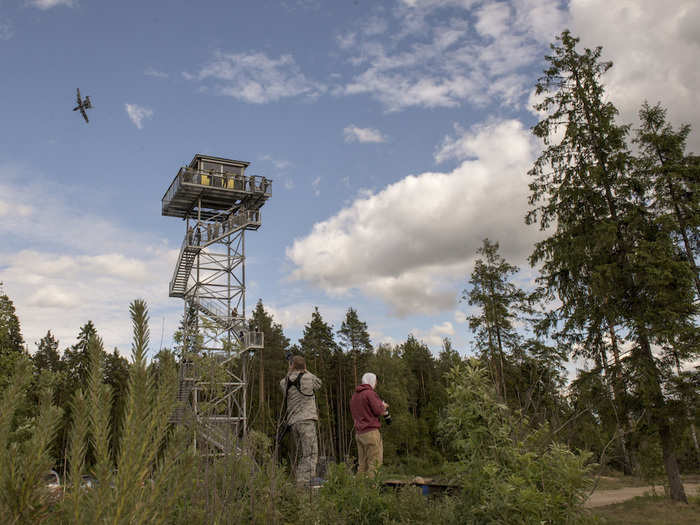 Such as air strikes over the Tapa Range in Estonia.