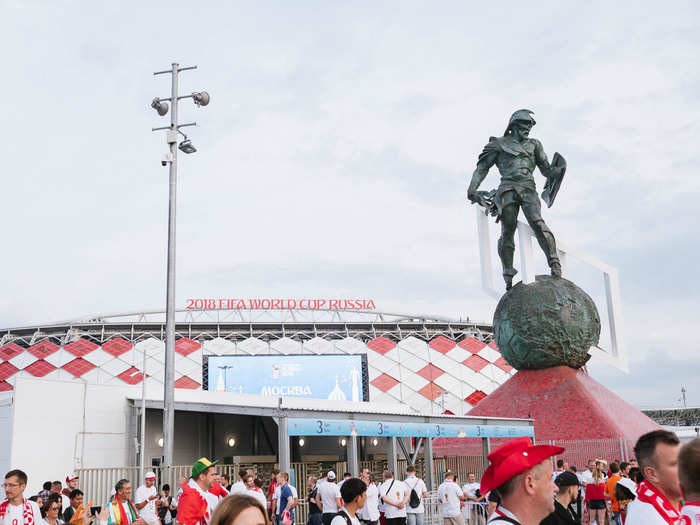 Spartak Stadium is home to FC Spartak Moscow, Russia