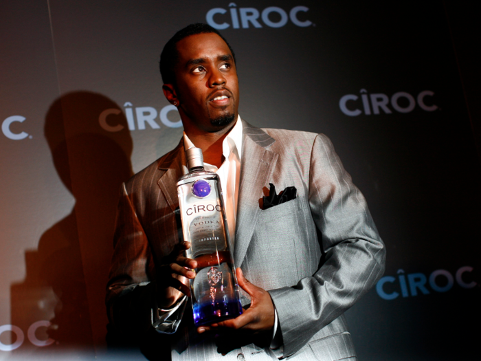 6. P. Diddy, Ciroc Vodka — £35.45 ($46.69).