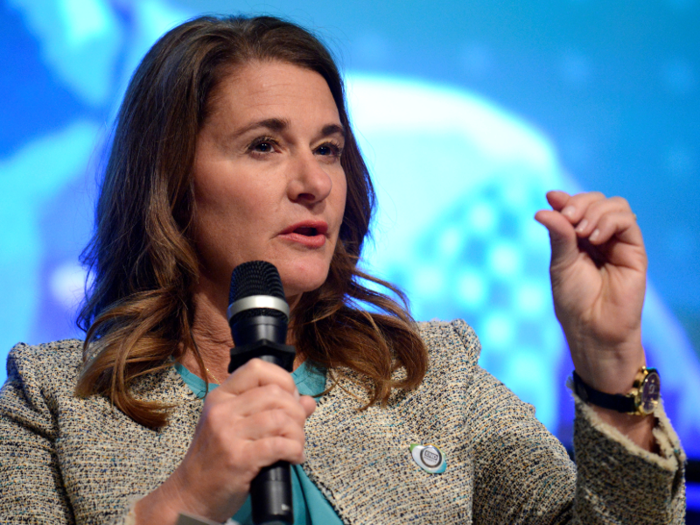 No. 3: Melinda Gates, co-chair of the Bill & Melinda Gates Foundation