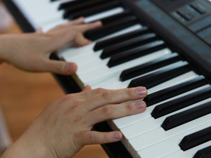 14. Practice piano