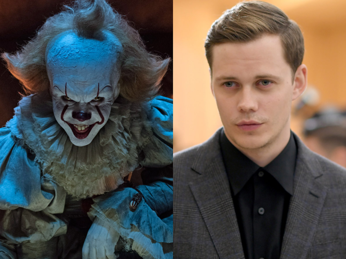 Bill Skarsgard is reprising his role as Pennywise, the murderous clown that terrorizes children in Derry.