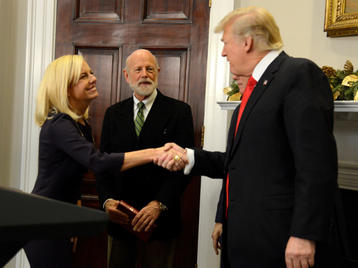 Despite opposition from Democrats in the Senate, Nielsen was confirmed with a 62-37 vote and sworn in as Homeland Security chief in early December 2017.