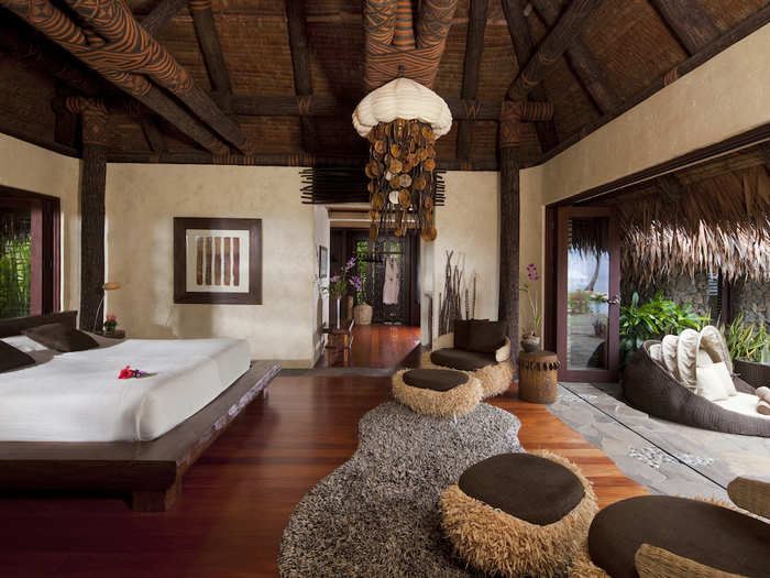 Laucala, Fiji — from £3,600 per room, per night.