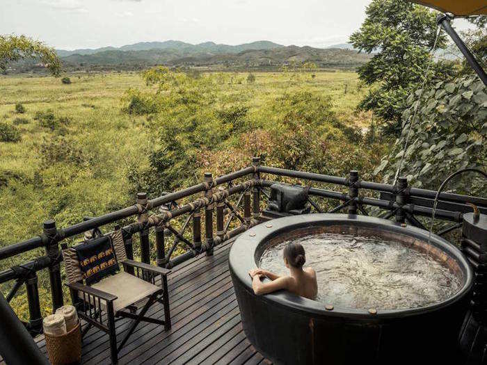 Four Seaons Tented Camp Golden Triangle, Thailand — from £1,861 per room, per night.