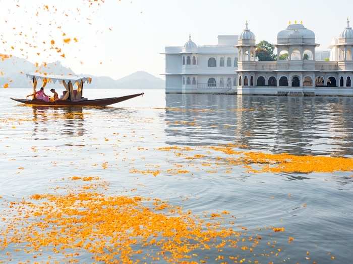 Taj Lake Palace, India — from £214 per room, per night.