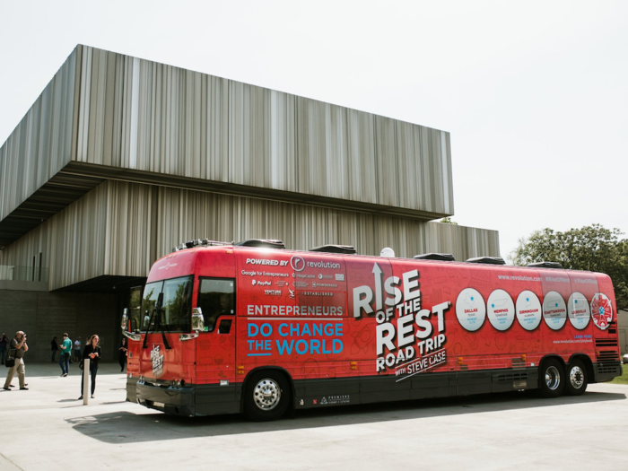 The Louisville pitch competition was held at the Speed Museum in a beautiful space that overflowed with people for the event.