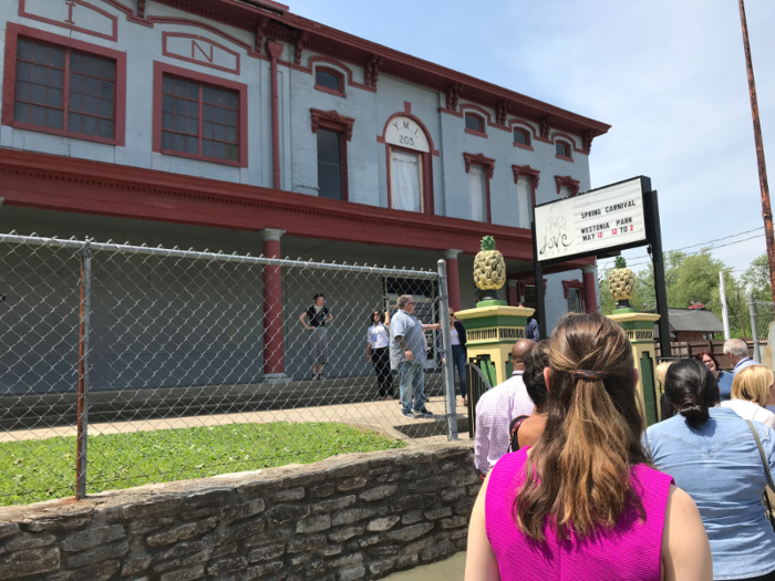 The last stop before the pitch competition was Love City, a community center that just reopened after a $25,000 refurbishment courtesy of Google Fiber. It