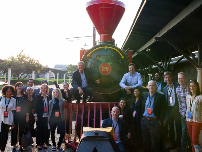 On our way to the opening breakfast event, we stopped by the Chattanooga Choo Choo, an old train terminal converted to a hotel. The bus tours make sure to include as much local iconography as possible.