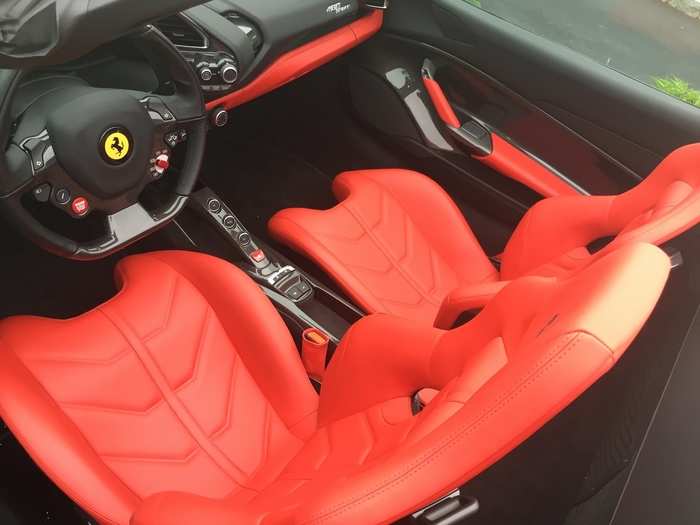 4. The interior: Traditionally, Ferrari