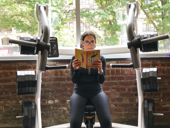 If you work out from home, you’ll need dumbbells, resistance bands or tubes, a door anchor, a medicine ball, a Swiss ball, and a stool or ottoman.